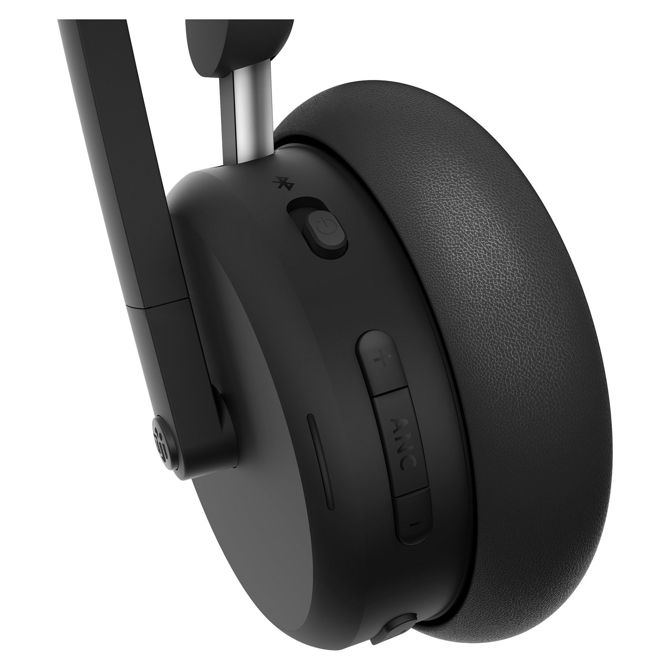 Slušalke Lenovo Dual-Mode ANC 6550 brezžične, USB-A, Bluetooth 5.3, mikrofon z odpravljanjem šumov, certificirane za Teams 6
