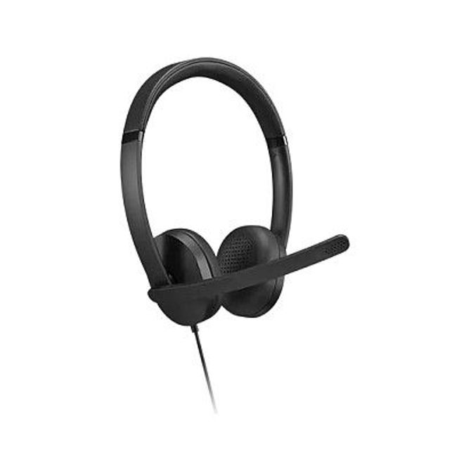 Slušalke Lenovo USB-A 2. generacije z mikrofonom, naglavni trak, zložljive, črne, žično povezovanje 4