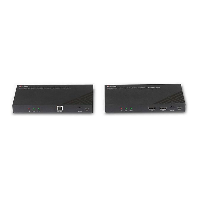 LINDY 100m Cat.6 HDMI 4K60 HDBaseT KVM podaljšek IR/RS-232 2