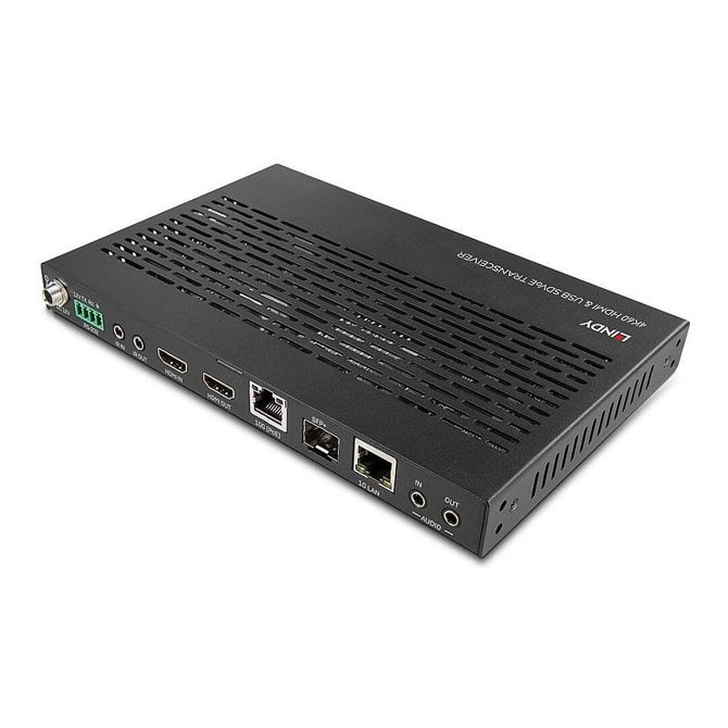 LINDY 4K60 HDMI in USB SDVoE podaljševalec - oddajnik-sprejemnik 2