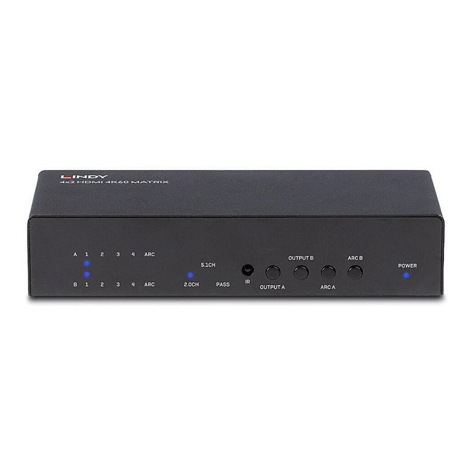 LINDY 4x2 HDMI 2.0 18G matrično stikalo 3