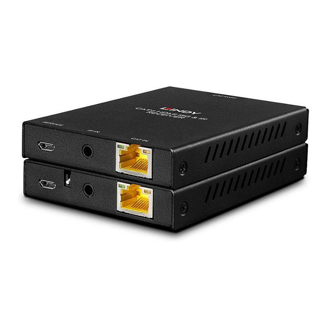 LINDY 50m Cat.6 HDMI 4K60 in IR podaljševalnik s PoC in izhodom zanke 5