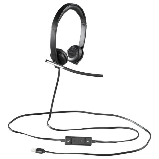 Logitech H650e Stereo Headset On Ear Kabelgebunden 2