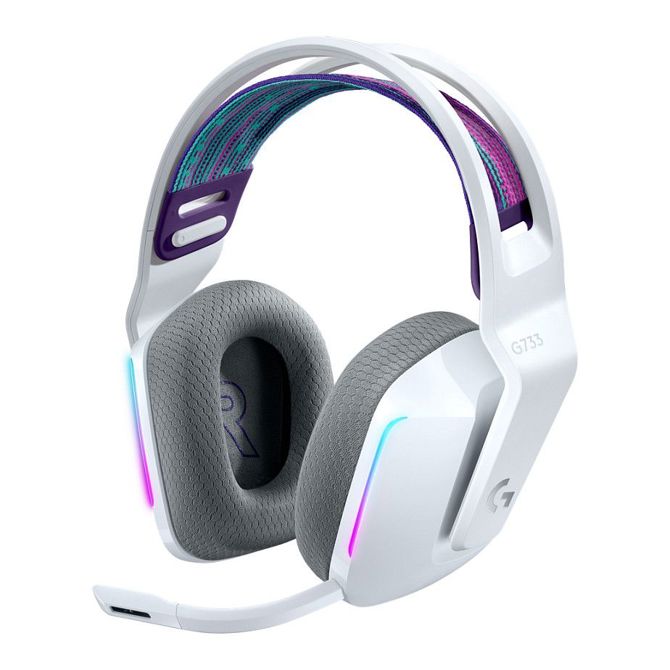 Slušalke Logitech G G733 LIGHTSPEED Wireless RGB Gaming bele 2