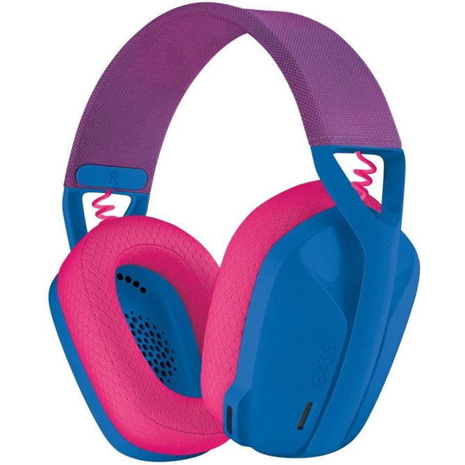 Slušalke LOGITECH Lightspeed G435, polne velikosti, Bluetooth / 2,4 GHz, brezžične, modre, Discord certifikat 2