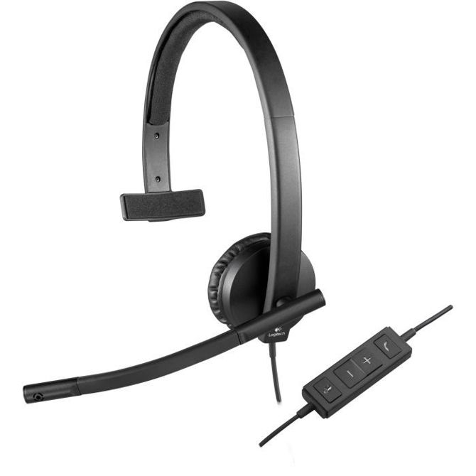 Slušalke Logitech OEM, H570e, mono, USB 3