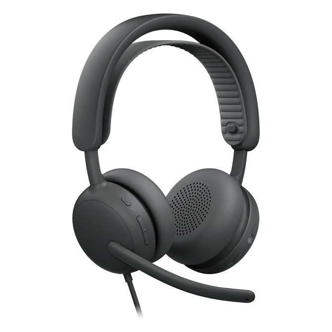 Žične slušalke z mikrofonom Logitech Zone Wired 2, USB, za poslovno rabo, grafitno sive 2