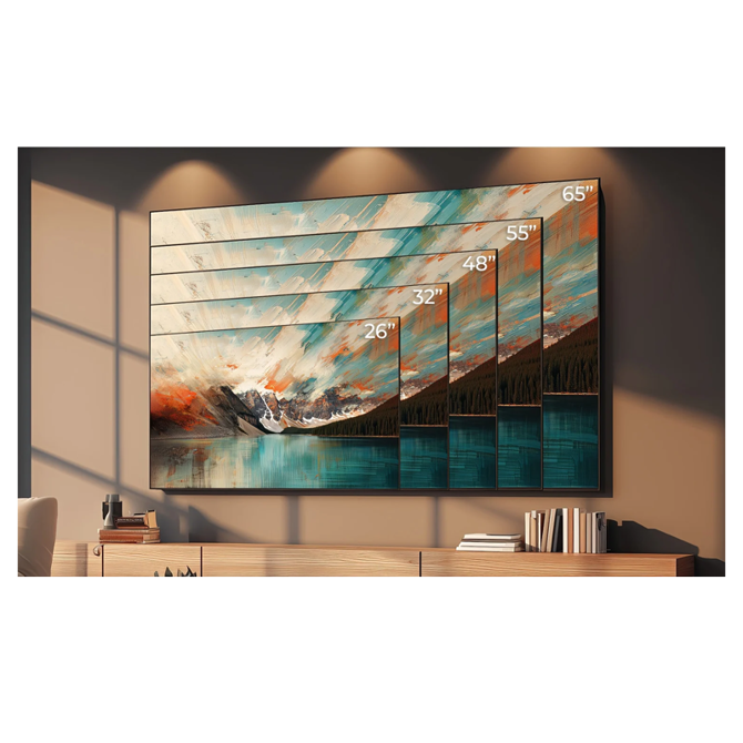 Nosilec za TV Maclean MC-778, 26–65, VESA do 400x400, naklon ±15°, nosilnost 45 kg 5