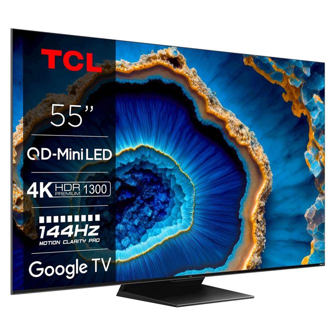 Televizor TCL 55C805, 139 cm (55''), Mini LED QLED, 3840 x 2160 (4K UHD), 120 Hz 3