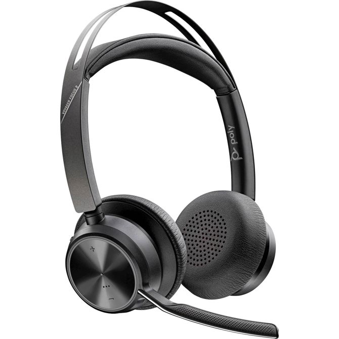 Naglavne slušalke Poly Voyager Focus 2 TYPE-C/A s potrdilom Microsoft Teams in stojalom za polnjenje 9T9J6AA#AC3 3
