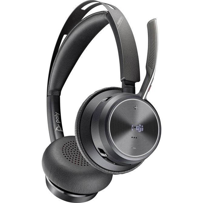 Naglavne slušalke Poly Voyager Focus 2 TYPE-C/A s potrdilom Microsoft Teams in stojalom za polnjenje 9T9J6AA#AC3 4