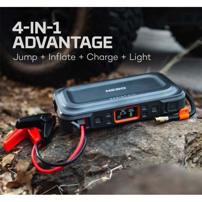 Nebo Assist™ Air Jump & Air Compressor 4