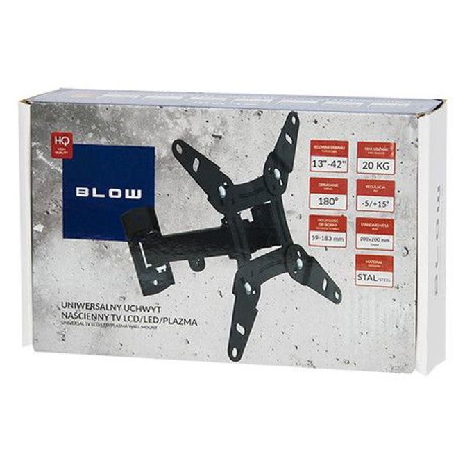 Nosilec / roka za TV BLOW 76-853, 13''-42'', 180°, naklon -5°/+15°, do 20kg 5