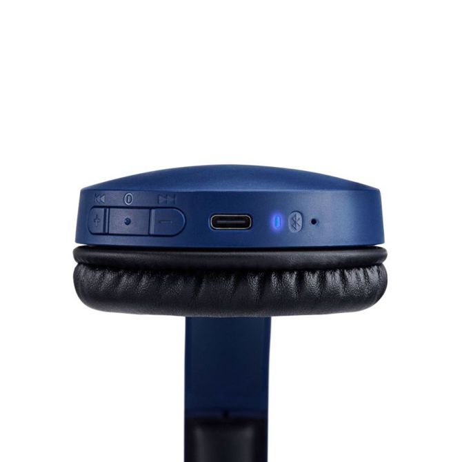 Brezžične slušalke Panasonic RB-HF630BE-A, 72 h baterija, 30 mm gonilniki, Bluetooth 5.3, ENC mikrofon, modre barve 4
