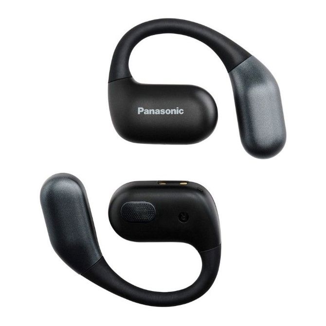 WS slušalke Panasonic RB-F10DE-K, odprt dizajn nad sluhovodom, Bluetooth 5.4, 7+18 h baterije, IPX4, črne barve 4