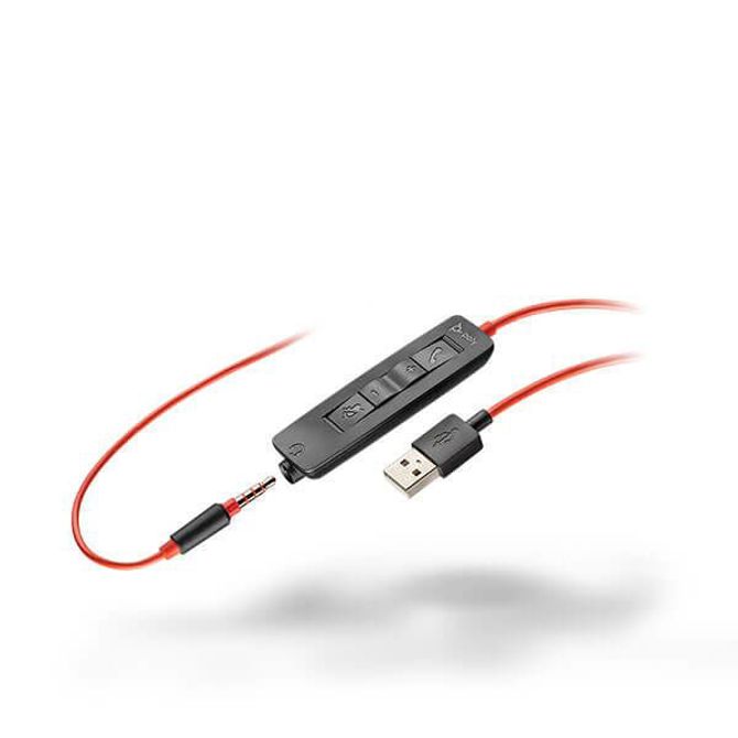 Poly Blackwire 3325 Stereo USB-C slušalke + 3,5 mm vtič + USB-C/A adapter 8X221AA, 213939-101 3