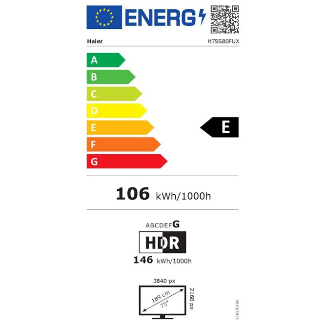 QLED Haier H75S80FUX 36200113 4