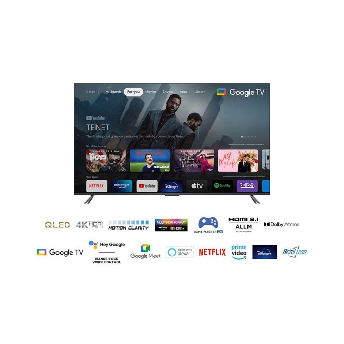 Televizor TCL 85C645,  215 cm (85) 4K UHD Google TV 2
