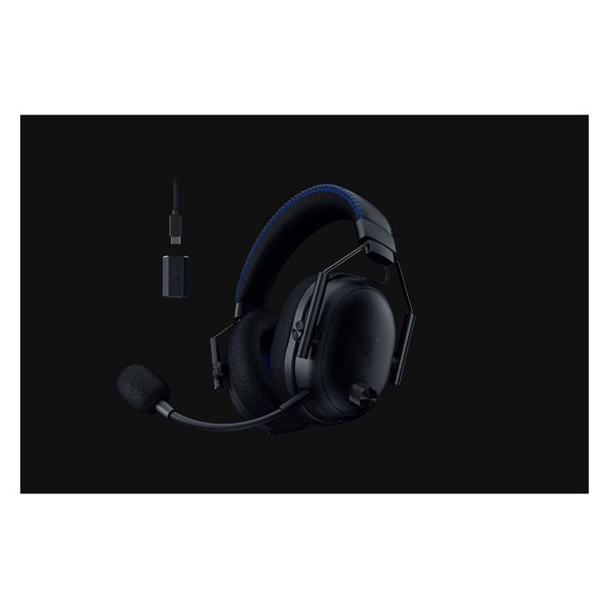 Brezžične gaming slušalke Razer BlackShark V3 Pro za PlayStation, THX Spatial Audio, hibridni ANC, TriForce 50 mm gonilniki, črne 6