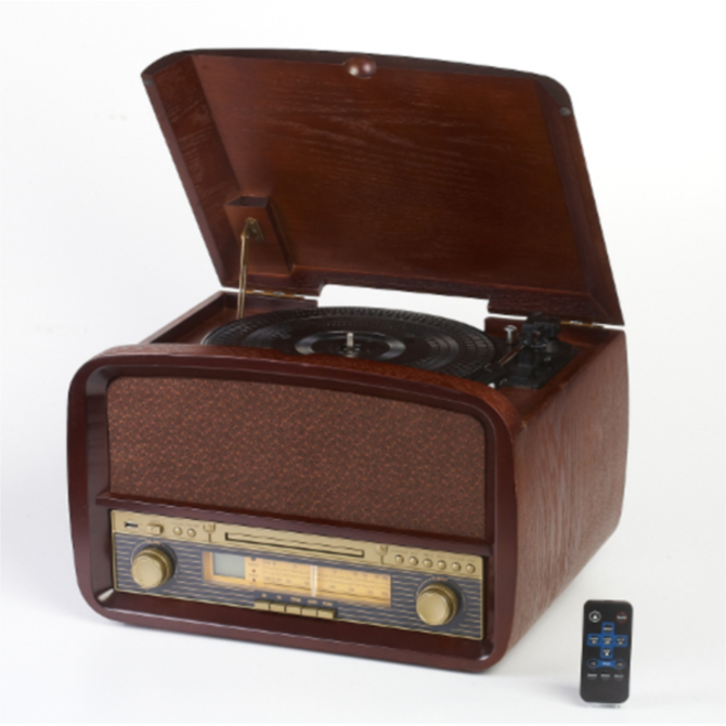 Retro gramofon/radio/CD player/USB player/snemalnik MP3 - CR1112 6