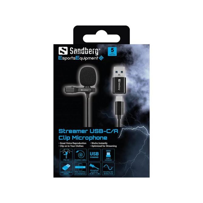 Mini mikrofon  Sandberg USB 5