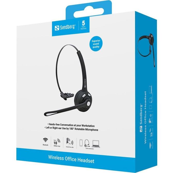 Sandberg Slušalke BT Office Headset 6