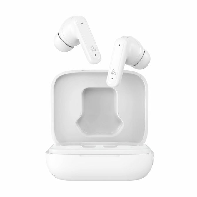 Slušalke  SBOX bele bluetooth z mikrofonom ANC LCD zaslon EB-TWS08-W 3