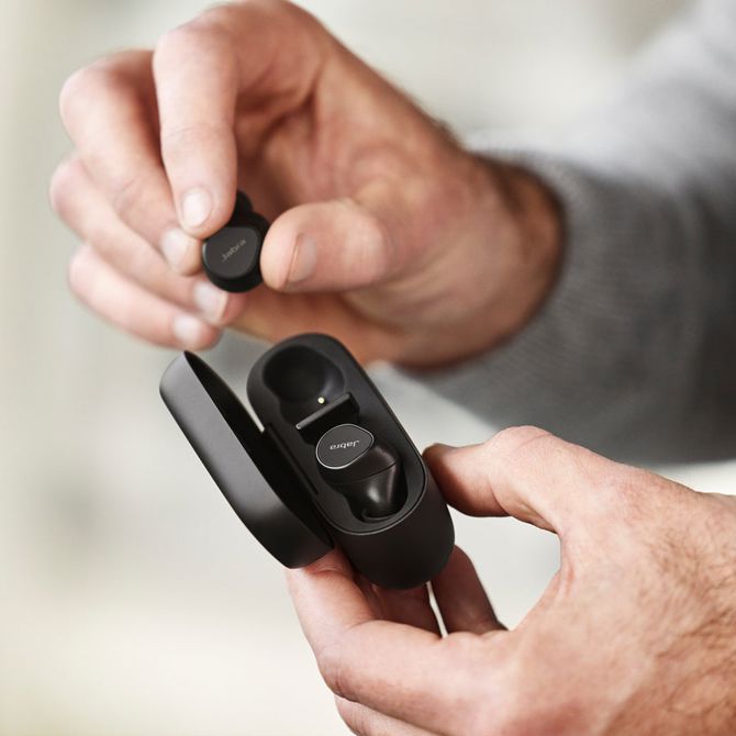 Slušalke Jabra Evolve2 Buds, USB-A, Bluetooth, MS, črna 3