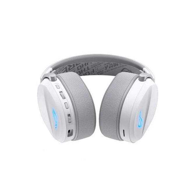 Slušalke Asus ROG Pelta (bele, Bluetooth, USB-ključ, USB-C) 5