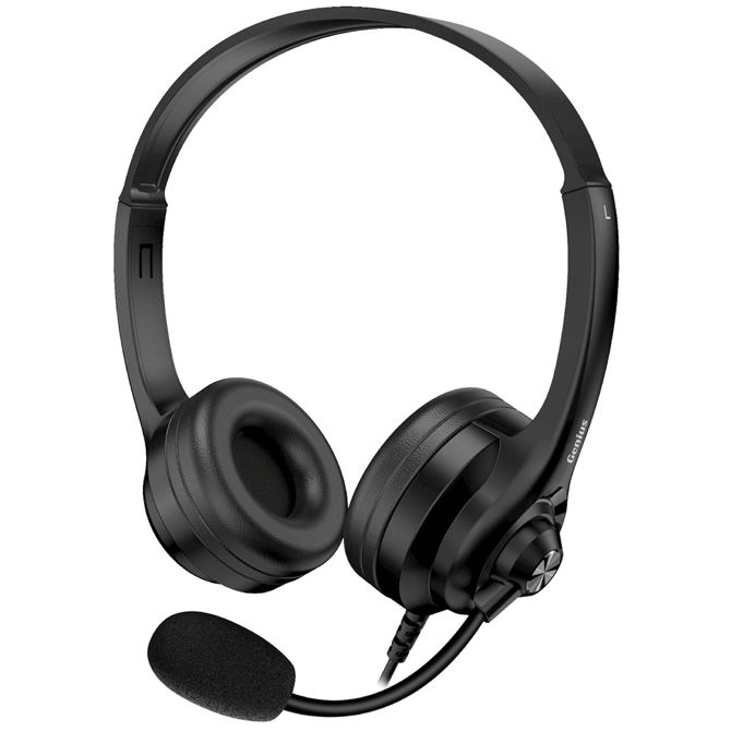Slušalke Genius HS-235U AI,Black,USB A+C 31710036401 4