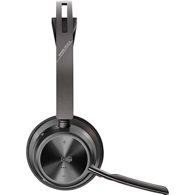Slušalke HP Poly Voyager Focus 2 USB-CC (črne, s certifikatom Microsoft Teams, adapterjem USB-C/-A, polnilnikom) 4