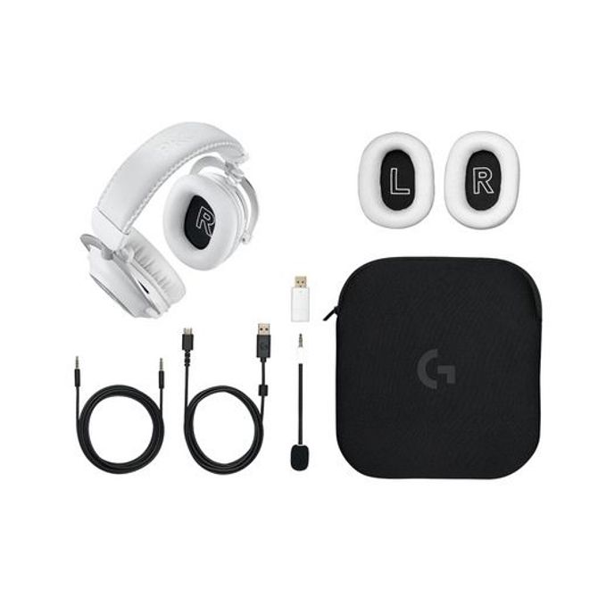 Slušalke Logitech G PRO X 2 LIGHTSPEED Wireless Gaming, bele 2