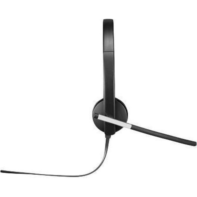 Slušalke Logitech H650e žične, USB povezava, vgrajen mikrofon z zmanjšanjem šuma, on-ear, črne 3