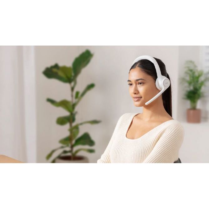 Slušalke Logitech Zone 300, Bluetooth, bele 6
