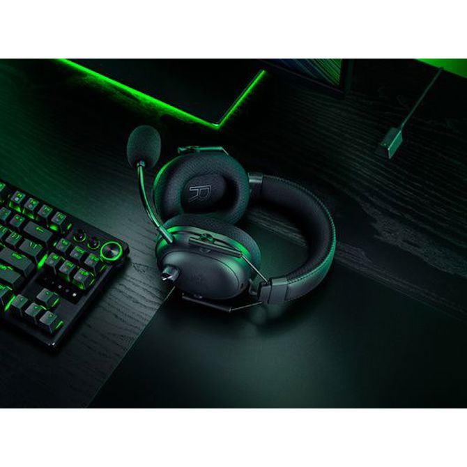 Slušalke Razer BlackShark V3 Pro brezžične, ANC, snemljiv mikrofon, 24h baterija, Flowknit ušesne blazinice 6