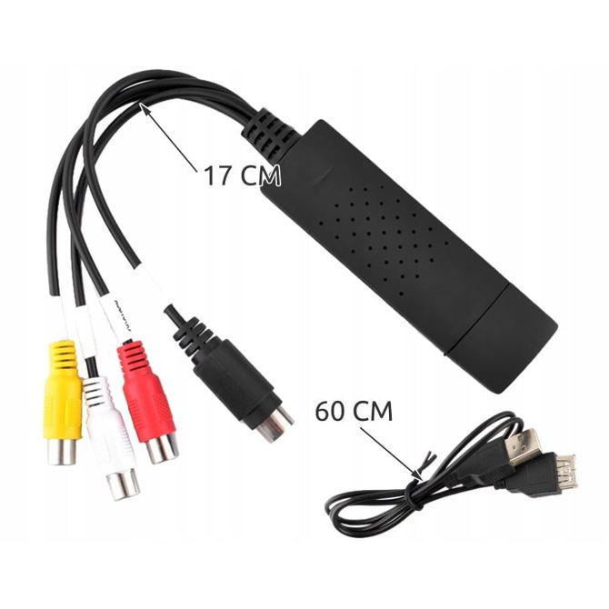 Snemalnik S-Video in chich na USB 2.0 video grabber 4