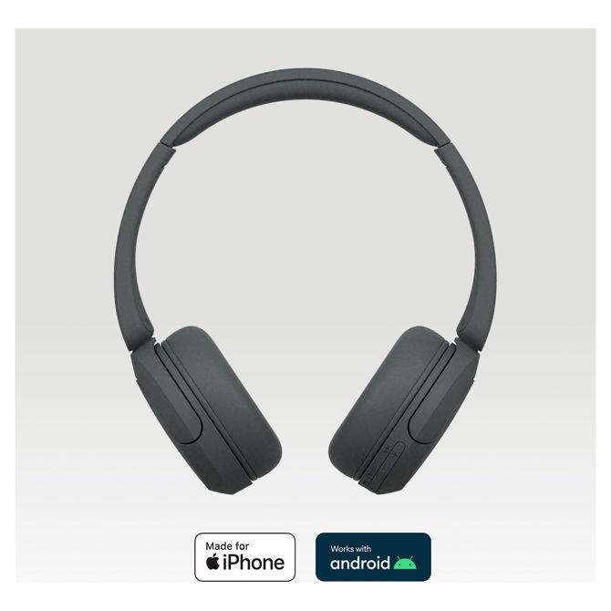 Slušalke Sony WH-CH520 Bluetooth, črne, do 50 ur delovanja, mikrofon, hitro polnjenje 2