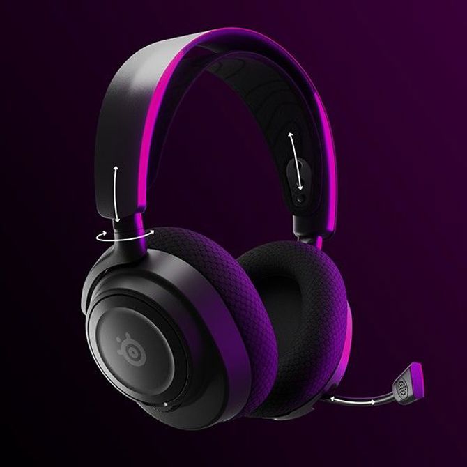 SteelSeries Arctis Nova 7 Wireless - Over-Ear - Virtual Surround (360° Spatial Audio) 5