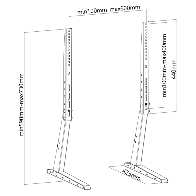 Stojalo za TV Gembird TVS-D70F-01 37- 70 5