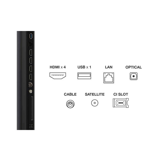 Televizor TCL 55C71K 139 cm (55''), 3840 x 2160 (4K UHD), QD-Mini LED HDR PREMIUM, Google TV, 144Hz, Ozvočeno z Bang & Olufsen 55C71K 5