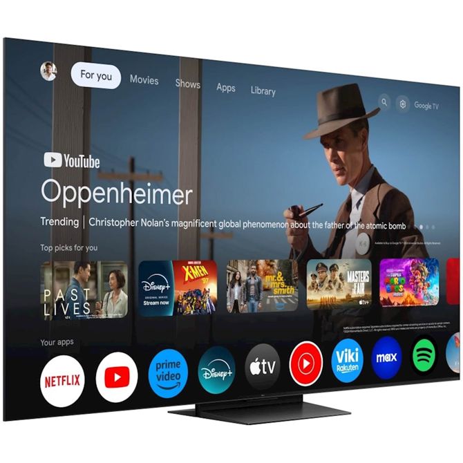 Televizor TCL 65C79K 165 cm (65''), 3840x2160 (4K UHD), QD-Mini LED HDR PREMIUM,  Google TV, 144Hz, Ozvočeno z Bang & Olufsen 65C79K 6