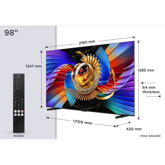 TCL 98 Premium SQD-Mini LED TV 98Q7D Pro 98Q7D Pro 2