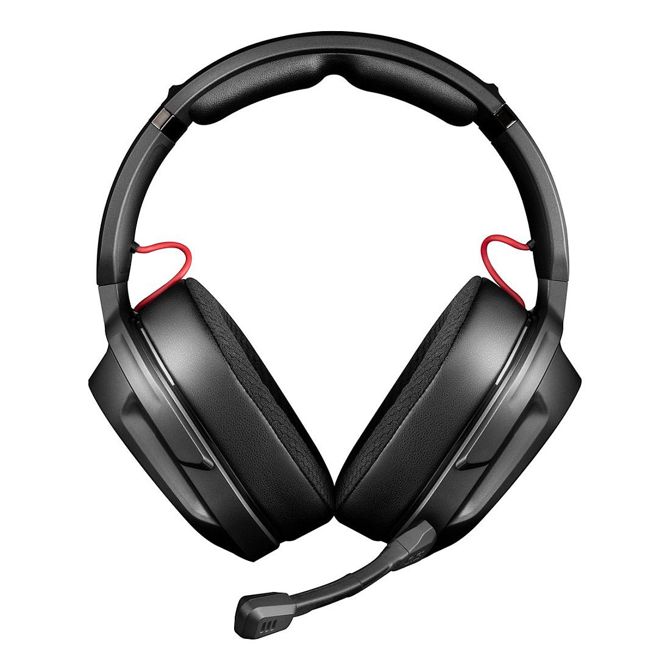 Slušalke Teufel CAGE PRO brezžične Bluetooth igralne z naglavnim ovratnikom, nočno črne barve 3
