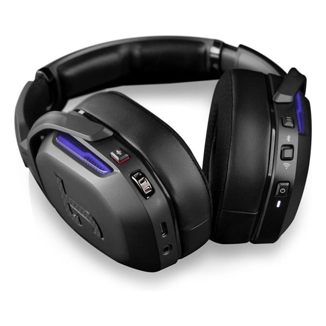 Slušalke Teufel CAGE PRO brezžične Bluetooth igralne z naglavnim ovratnikom, nočno črne barve 4