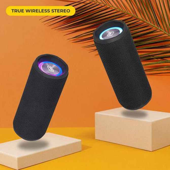 TREVI XR 8A25 prenosni zvočnik, Bluetooth 5.0, TWS, polnilna baterija, RGB LED osvetlitev, USB / AUX / microSD, črn 2