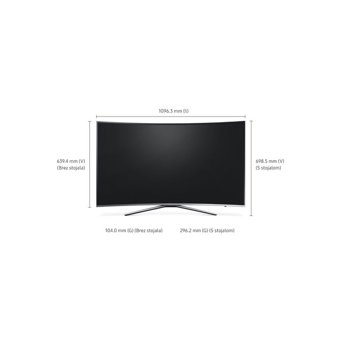 Televizor Samsung UE49KU6502 49 124 cm 4K Smart ukrivljen TV 6