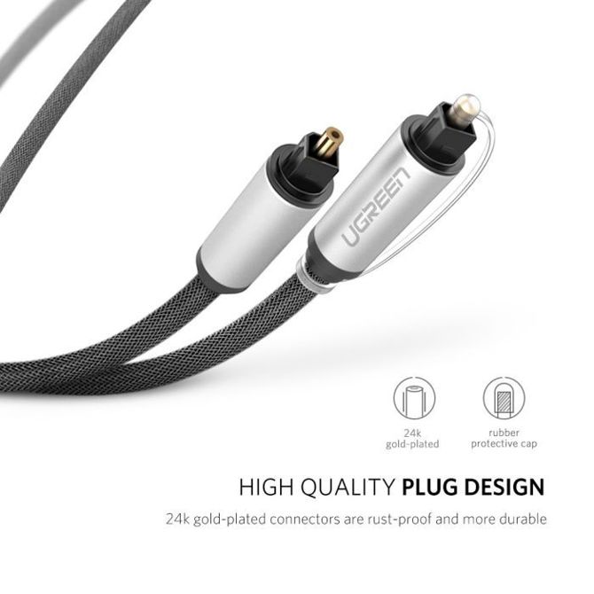 Ugreen Toslink optični kabel - pleten 3 m - box 3
