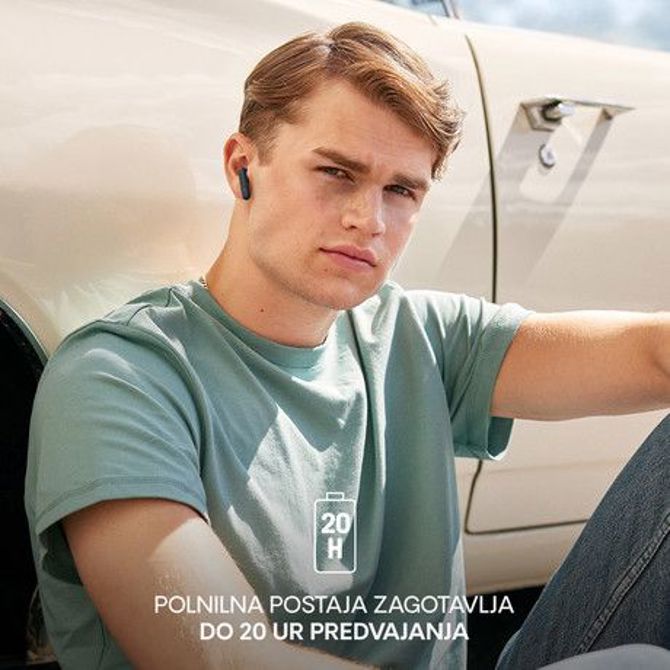 URBANISTA AUSTIN brezžične slušalke, Bluetooth® 5.3, TWS, do 20 ur predvajanja, upravljanje na dotik, IPX4 vodoodpornost, USB Type-C, zelene (Lake Green) 5