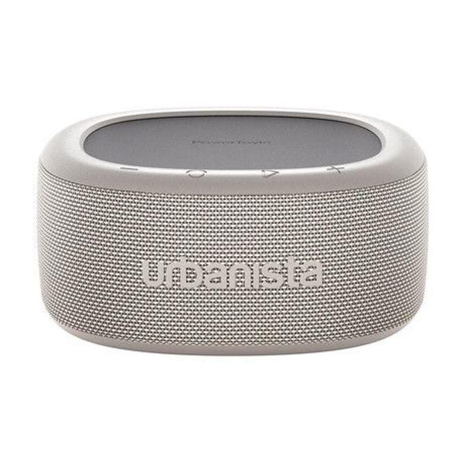 URBANISTA MALIBU prenosni SOLARNI zvočnik, solarno polnjenje, Bluetooth® 5.2, TWS / Stereo Link, polnilna baterija, brezplačna aplikacija, IP67 vodoodpornost, USB Type-C, siv (Desert Gray) 2