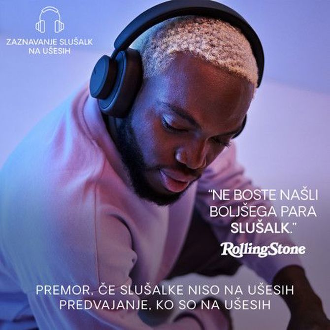 URBANISTA MIAMI naglavne brezžične slušalke, Bluetooth, ANC, do 50ur, Midnight Black (črne) 2